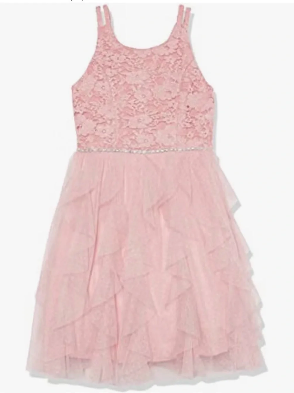 NWT Speechless girls Sleeveless Lace Bodice and Fairy Skirt Party Dress Size 14